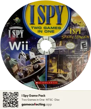I Spy Game Pack Nintendo Wii, NTSC disc