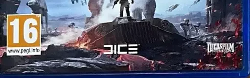 Star Wars Battlefront, the PEGI square on its front