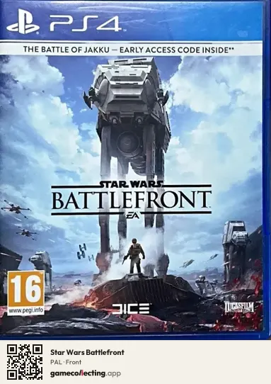 Star Wars Battlefront PlayStation 4, PAL box front