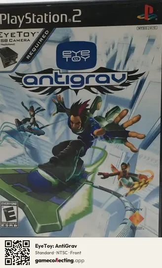 EyeToy: AntiGrav PlayStation 2, NTSC box front