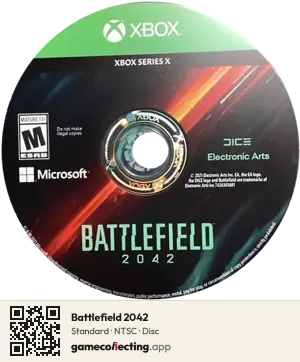 Battlefield 2042 Xbox Series X, NTSC disc