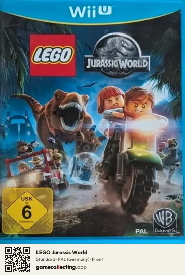 LEGO Jurassic World Nintendo Wii U, Germany box front