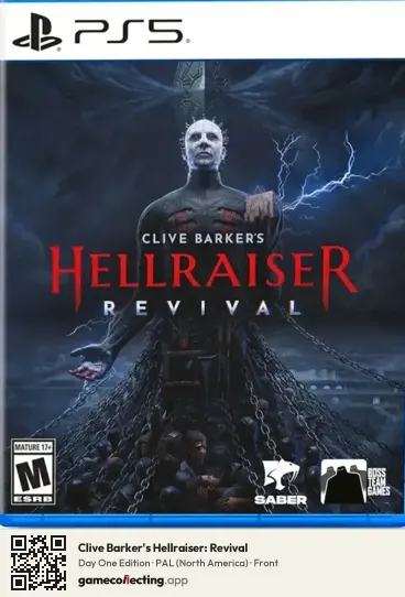 Clive Barker's Hellraiser: Revival PlayStation 5, North America box front