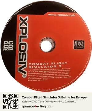 Combat Flight Simulator 3: Battle for Europe Computer, PAL disc