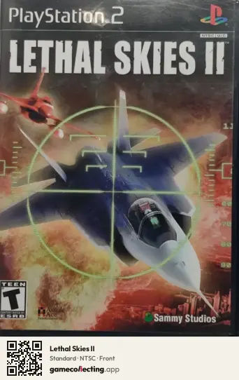 Lethal Skies II PlayStation 2, NTSC box front