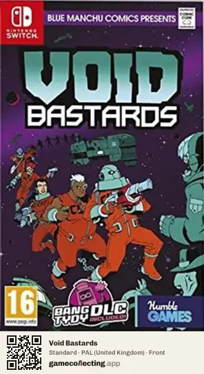 Void Bastards Nintendo Switch, United Kingdom box front