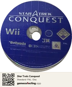Star Trek: Conquest Nintendo Wii, PAL disc