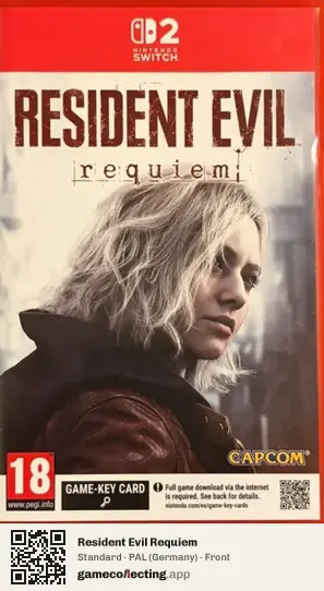 Resident Evil Requiem Nintendo Switch 2, Germany box front