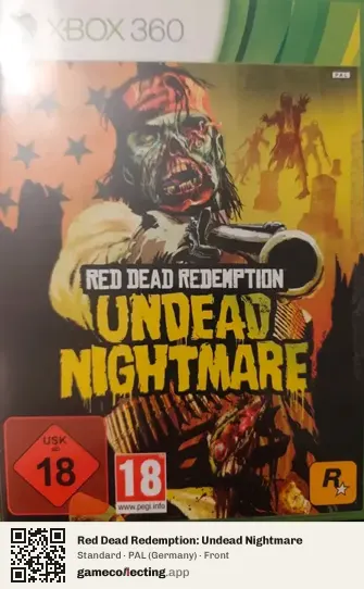 Red Dead Redemption: Undead Nightmare Xbox 360, Germany box front