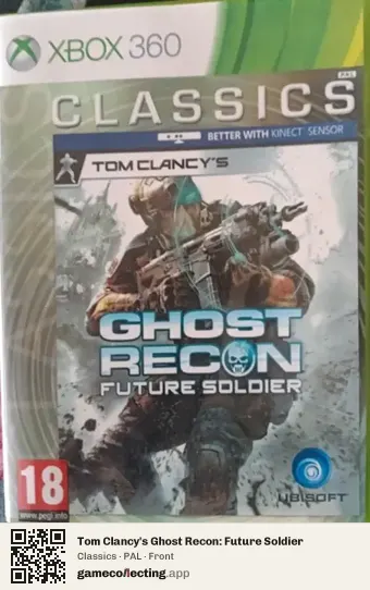 Tom Clancy's Ghost Recon: Future Soldier Xbox 360, PAL box front