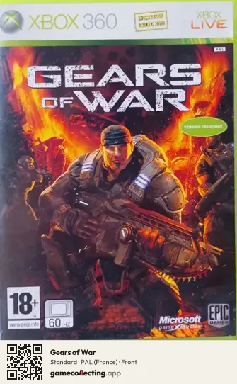 Gears of War Xbox 360, France box front
