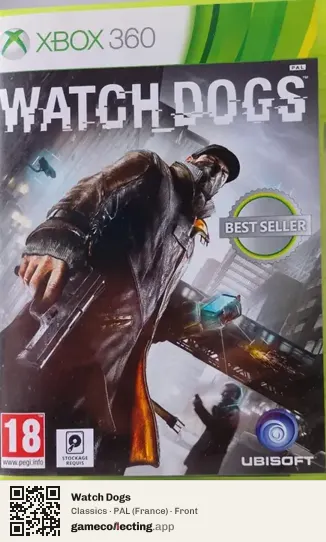 Watch Dogs Xbox 360, France box front