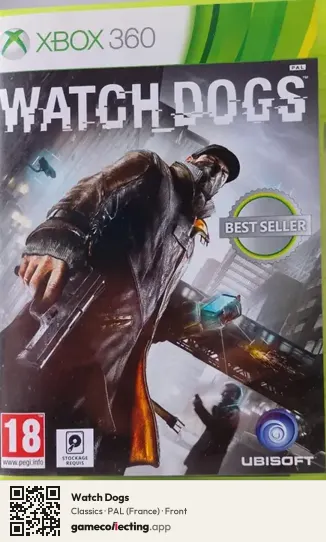 Watch Dogs Xbox 360, France box front