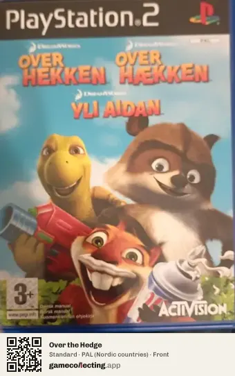 Over the Hedge PlayStation 2, Nordic countries box front
