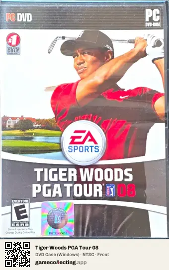 Tiger Woods PGA Tour 08 Computer, NTSC box front