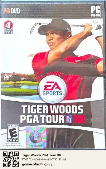 Tiger Woods PGA Tour 08 Computer, NTSC box front