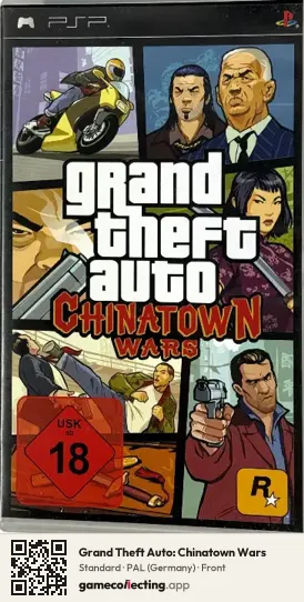 Grand Theft Auto: Chinatown Wars PlayStation Portable, Germany box front