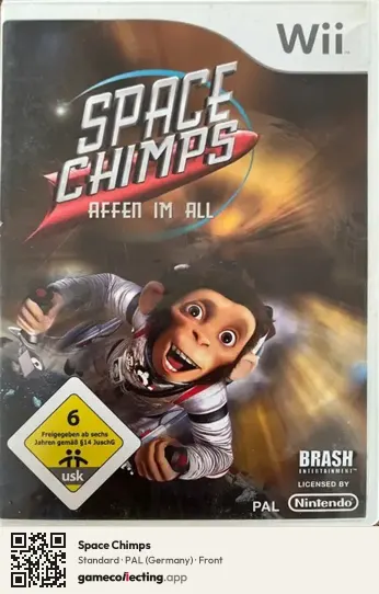 Space Chimps Nintendo Wii, Germany box front