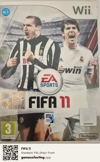 FIFA 11 Nintendo Wii, Italy box front