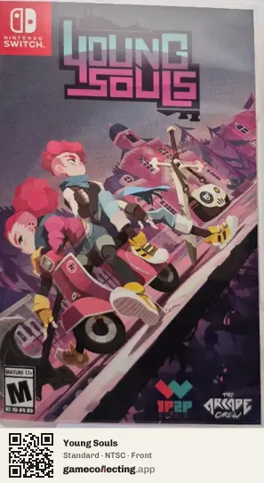 Young Souls Nintendo Switch, NTSC box front