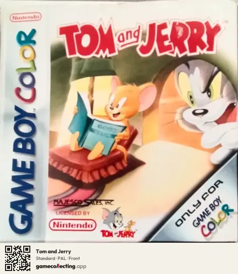 Tom and Jerry Game Boy Color, PAL box front