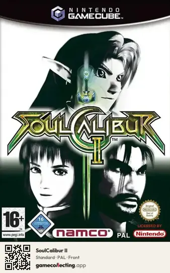 SoulCalibur II Nintendo GameCube, PAL box front