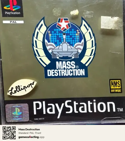 Mass Destruction PlayStation, PAL box front
