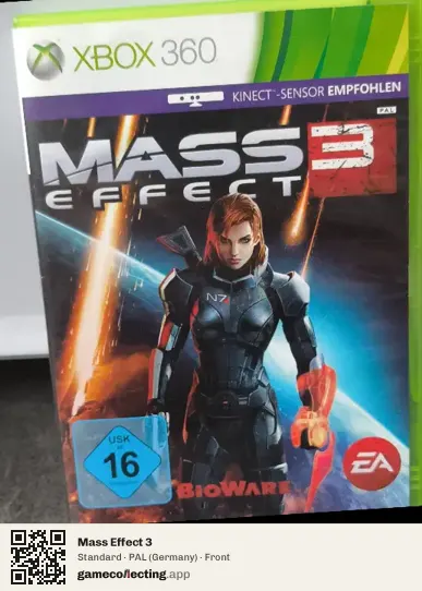 Mass Effect 3 Xbox 360, Germany box front