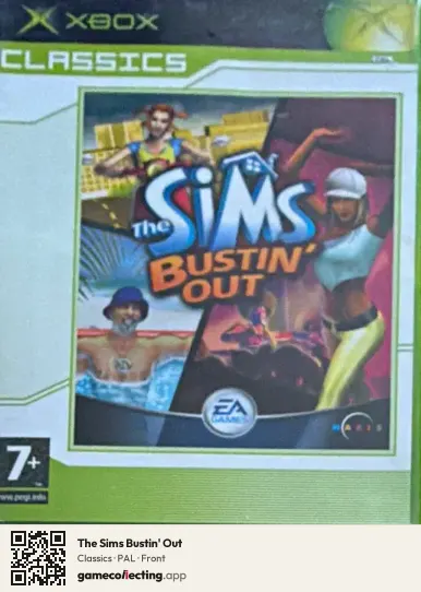 The Sims Bustin' Out Xbox, PAL box front