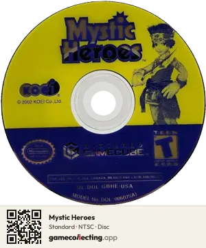 Mystic Heroes Nintendo GameCube, NTSC disc