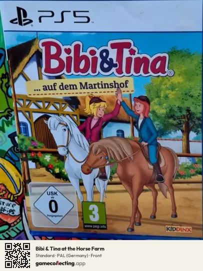 Bibi & Tina at the Horse Farm PlayStation 5, Germany box front