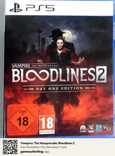 Vampire: The Masquerade: Bloodlines 2 PlayStation 5, Germany box front