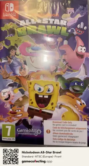 Nickelodeon All-Star Brawl Nintendo Switch, Europe box front