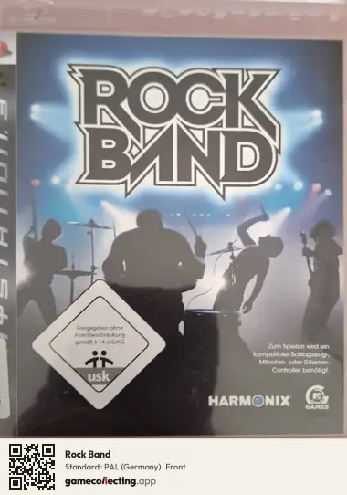 Rock Band PlayStation 3, Germany box front