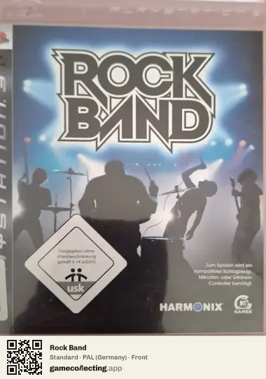 Rock Band PlayStation 3, Germany box front