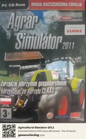 Agricultural Simulator 2011 Computer, Poland box front