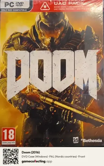 Doom (2016) Computer, Nordic countries box front