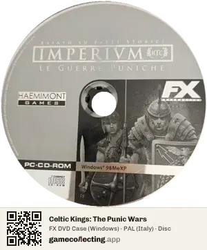 Celtic Kings: The Punic Wars Computer, PAL disc
