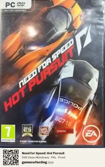 Need for Speed: Hot Pursuit Computer, PAL box front