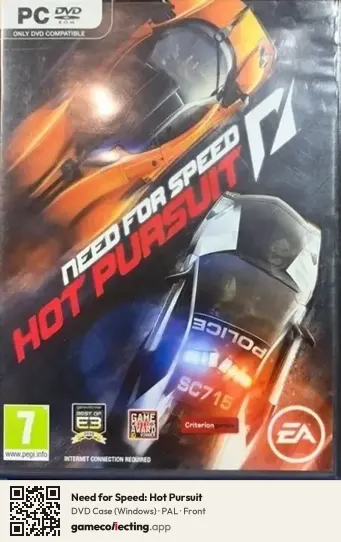 Need for Speed: Hot Pursuit Computer, PAL box front