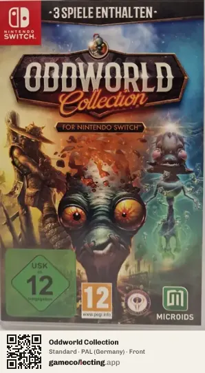 Oddworld Collection Nintendo Switch, Germany box front