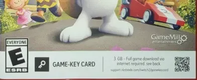 Snoopy & the Great Mystery Club, the ESRB box on its front