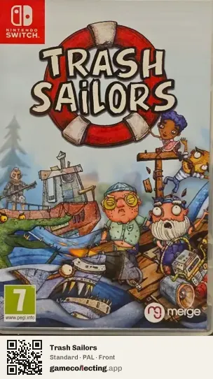 Trash Sailors Nintendo Switch, PAL box front