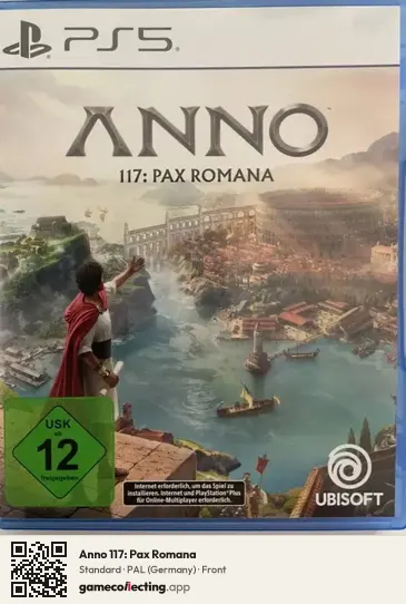 Anno 117: Pax Romana PlayStation 5, Germany box front