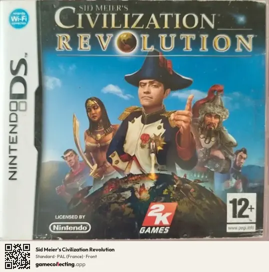 Sid Meier's Civilization Revolution Nintendo DS, France box front