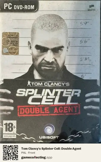 Tom Clancy's Splinter Cell: Double Agent Computer, PAL box front