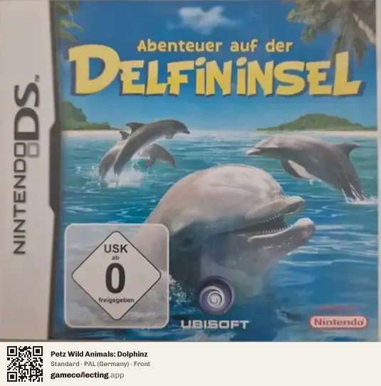 Petz Wild Animals: Dolphinz Nintendo DS, Germany box front