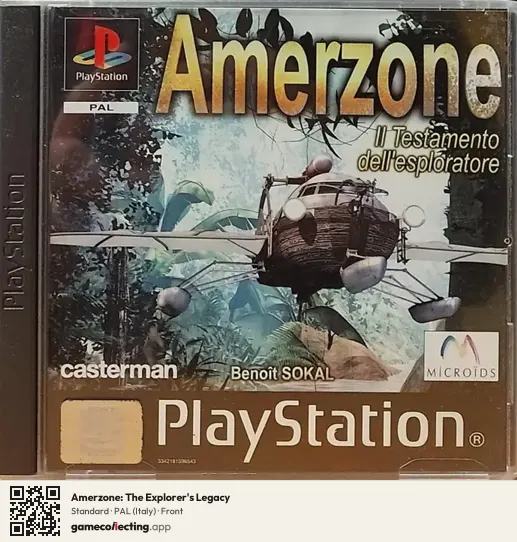 Amerzone: The Explorer's Legacy PlayStation, Italy box front