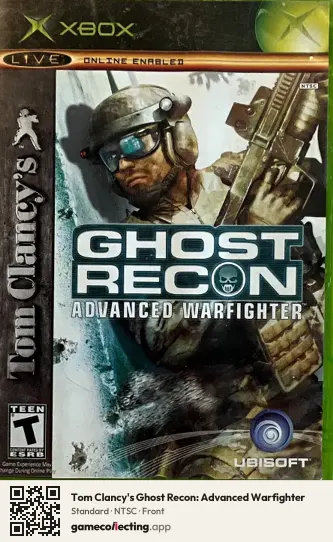 Tom Clancy's Ghost Recon: Advanced Warfighter Xbox, NTSC box front