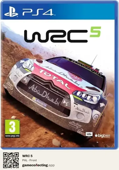 WRC 5 PlayStation 4, PAL box front